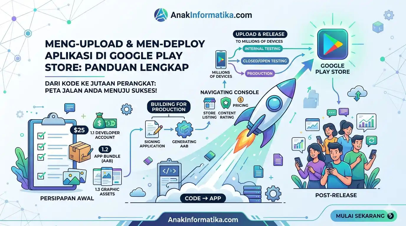  Panduan Lengkap Merilis Aplikasi Mobile di Google Play Store (Terbaru 2026)